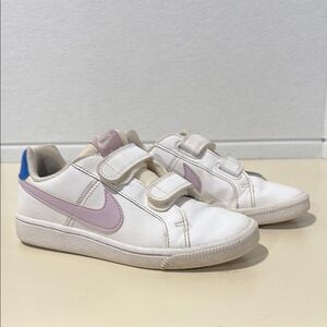 Nike Court Royale White Pink Blue Youth Sneakers